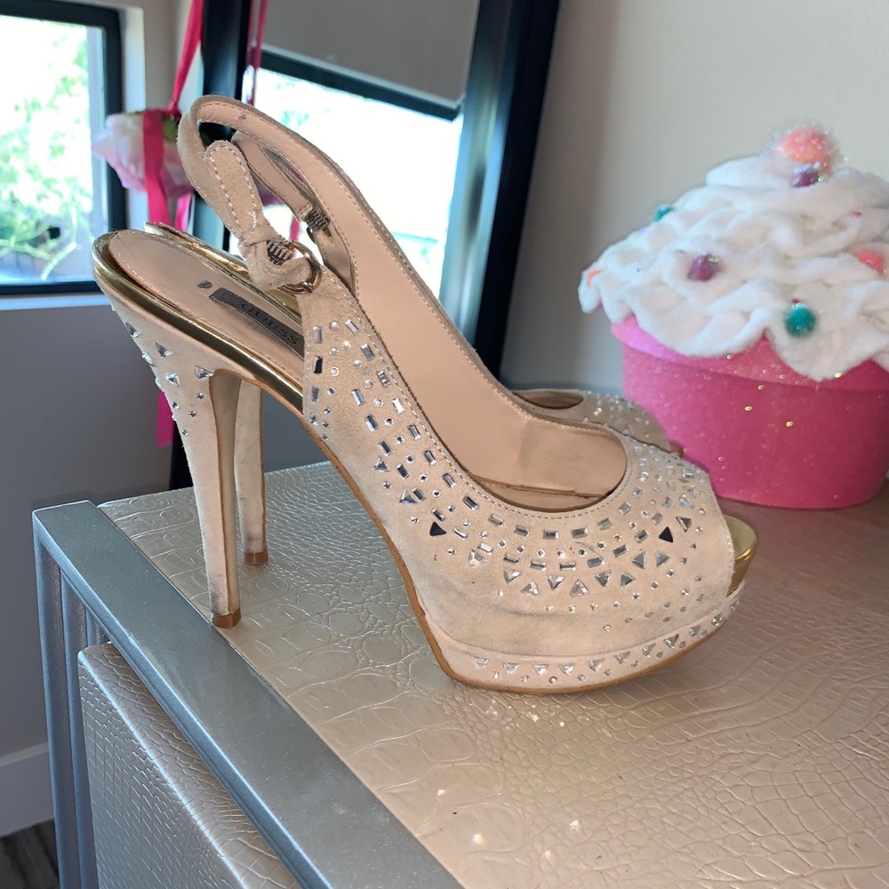 Guess platform heels